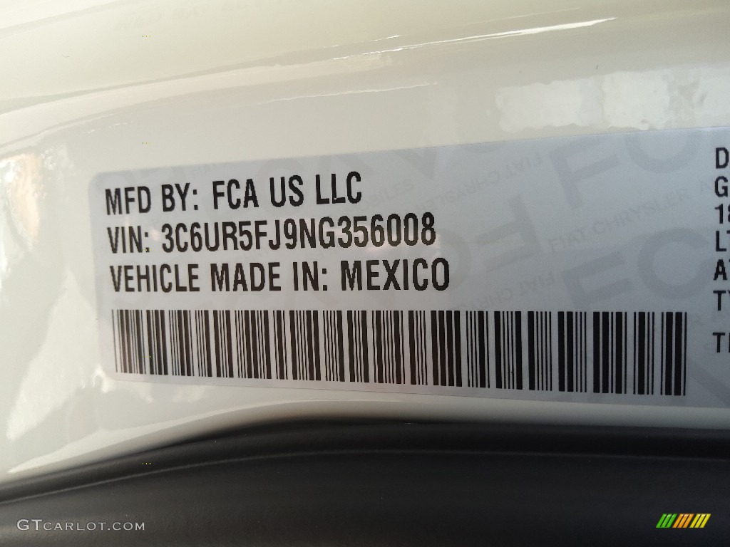 2022 2500 Laramie Crew Cab 4x4 - Pearl White / Black photo #32