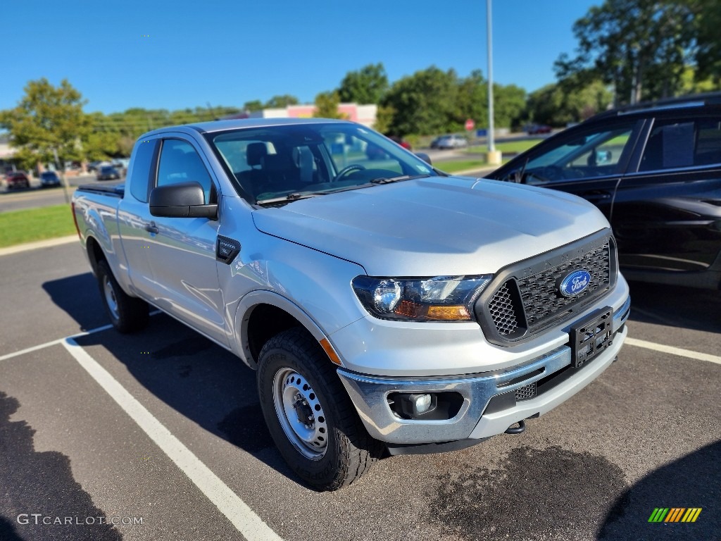 2019 Ranger XL SuperCab 4x4 - Ingot Silver Metallic / Ebony photo #2