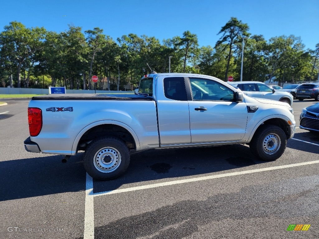 2019 Ranger XL SuperCab 4x4 - Ingot Silver Metallic / Ebony photo #6