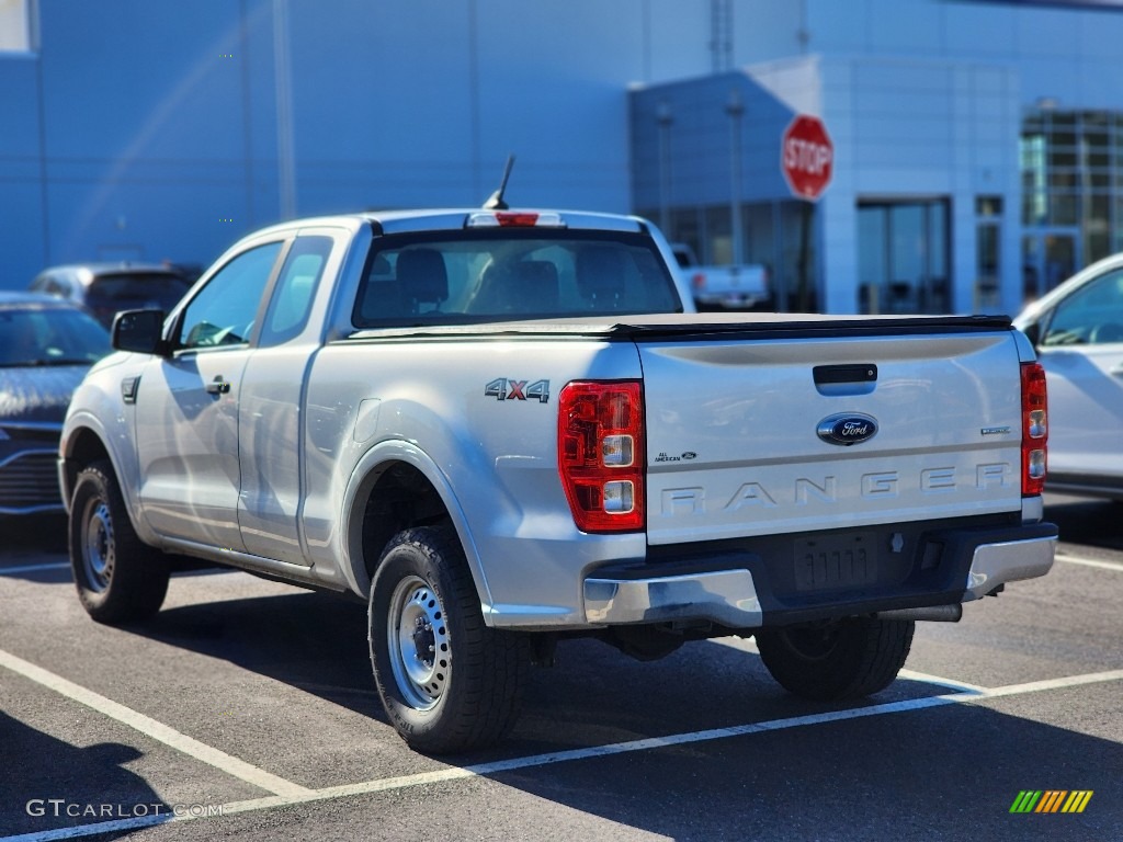 2019 Ranger XL SuperCab 4x4 - Ingot Silver Metallic / Ebony photo #8