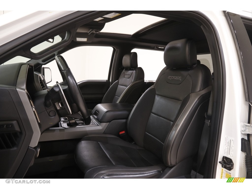 Black Interior 2019 Ford F150 SVT Raptor SuperCrew 4x4 Photo #144935803
