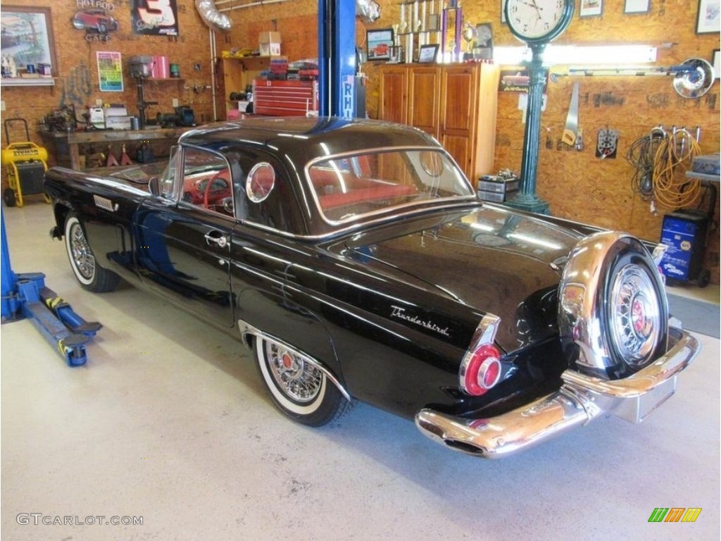 1956 Thunderbird Roadster - Raven Black / Red/White photo #1