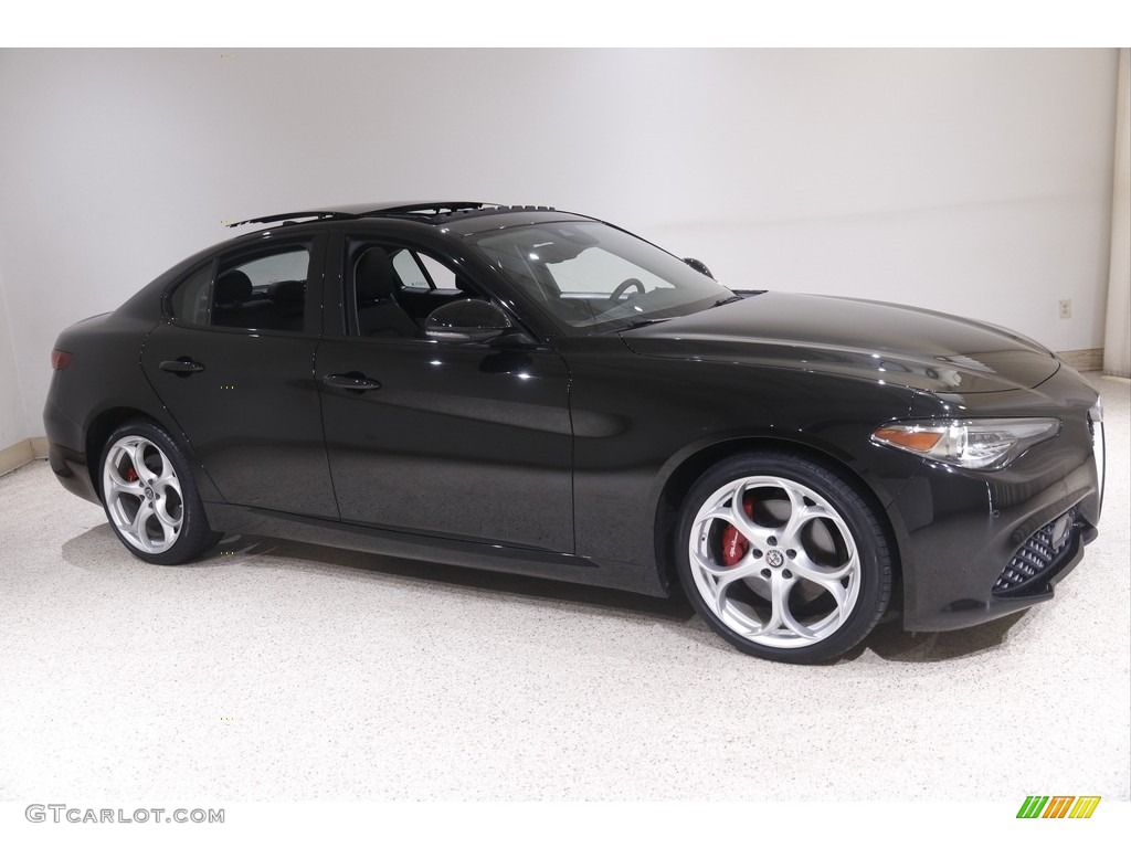 2018 Giulia Ti Sport AWD - Alfa Black / Black/Ice photo #1