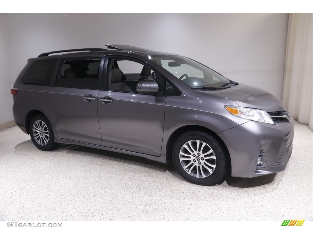 2019 Sienna XLE - Predawn Gray Mica / Ash photo #1