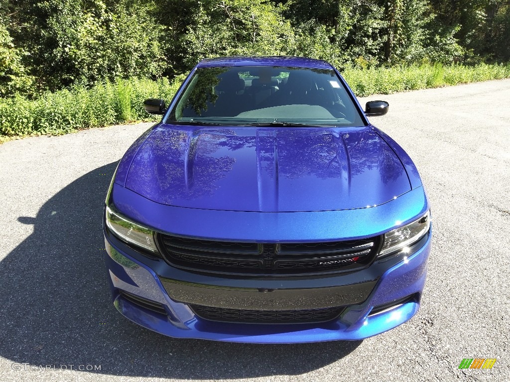 2022 Charger SXT Blacktop - Indigo Blue / Black photo #3