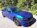 2022 Indigo Blue Dodge Charger SXT Blacktop  photo #4