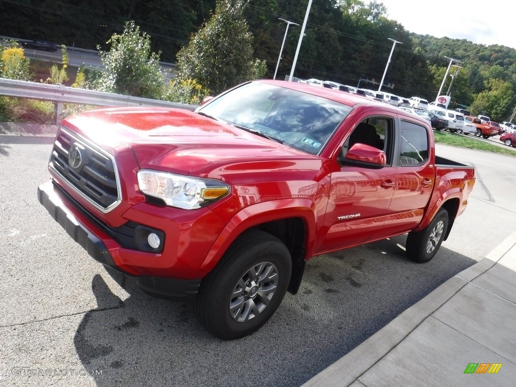 2019 Tacoma SR5 Double Cab 4x4 - Barcelona Red Metallic / Cement Gray photo #13