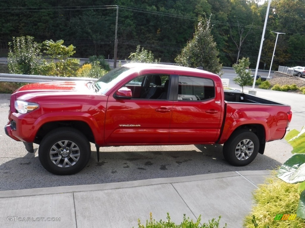 2019 Tacoma SR5 Double Cab 4x4 - Barcelona Red Metallic / Cement Gray photo #14