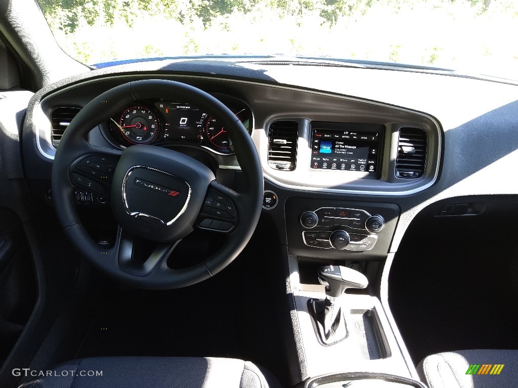 2022 Charger SXT Blacktop - Indigo Blue / Black photo #17