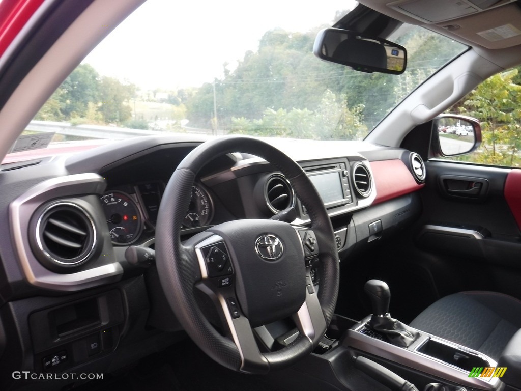 2019 Tacoma SR5 Double Cab 4x4 - Barcelona Red Metallic / Cement Gray photo #22