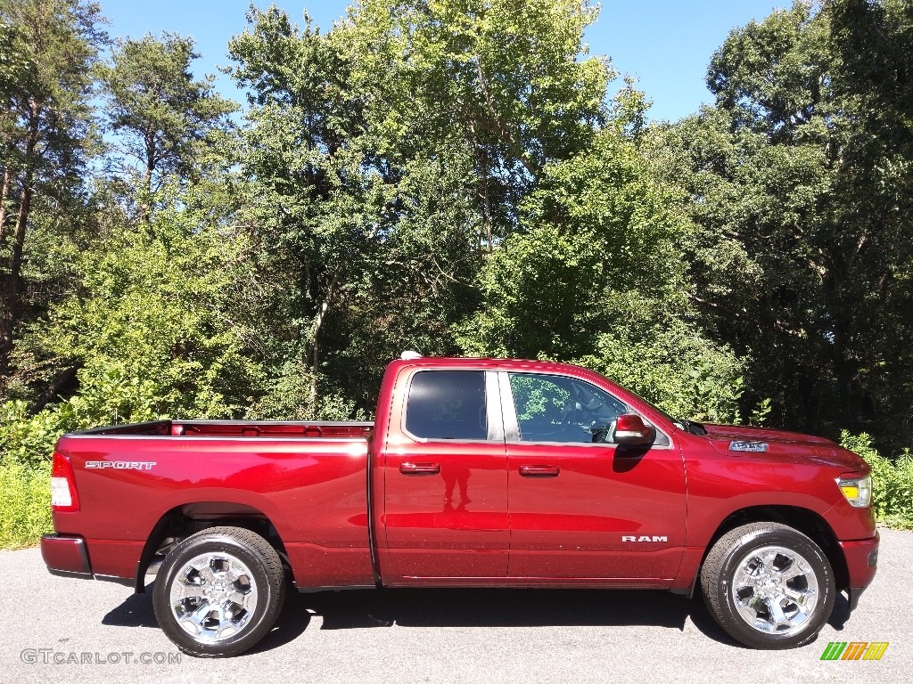 Delmonico Red Pearl 2022 Ram 1500 Big Horn Quad Cab Exterior Photo #144938424