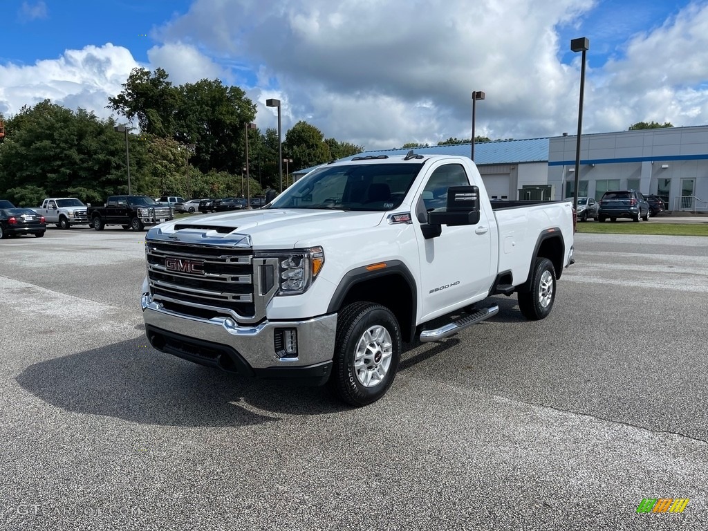 Summit White 2022 GMC Sierra 2500HD SLE Regular Cab 4WD Exterior Photo #144940401