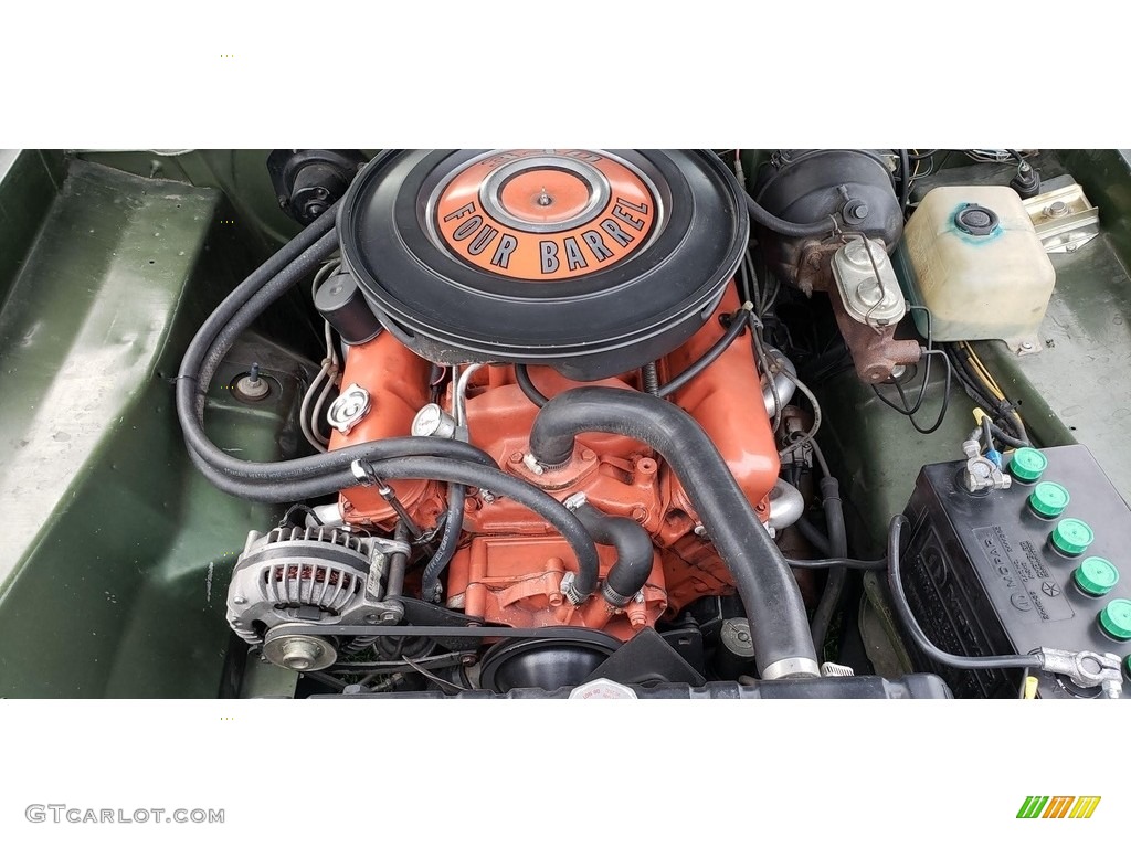 1970 Dodge Dart Swinger Engine Photos