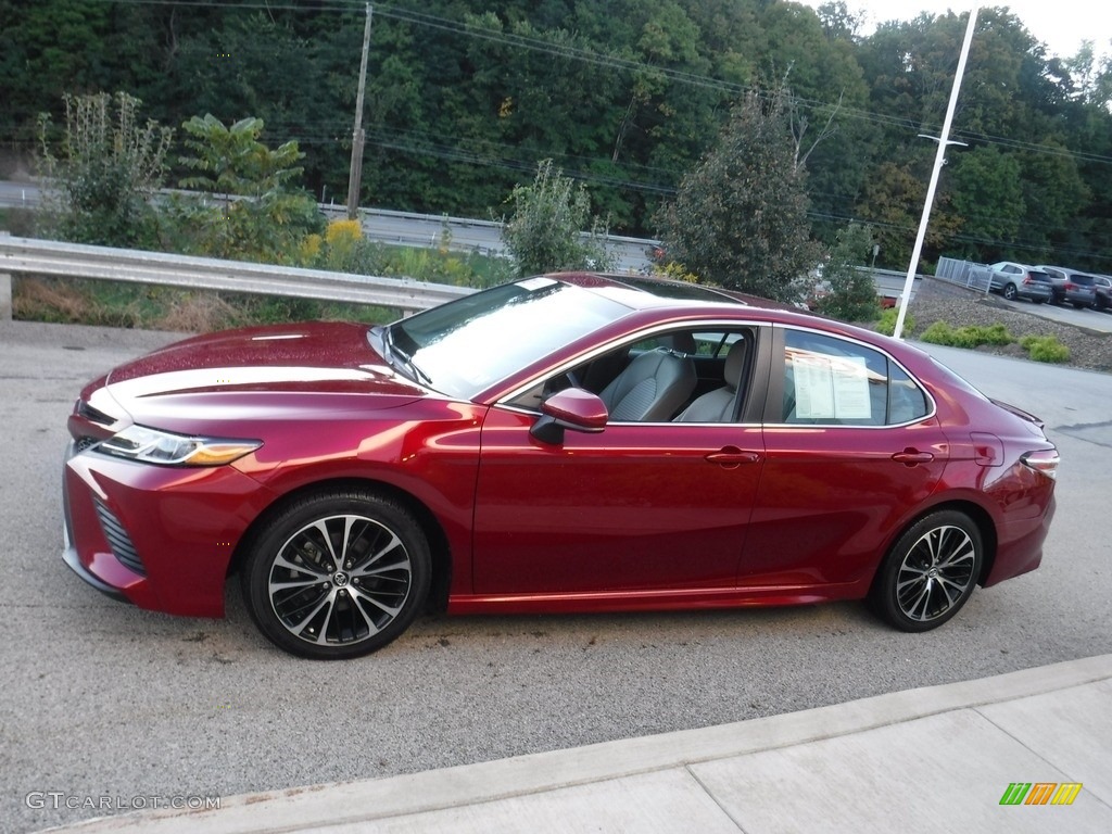 2018 Camry SE - Ruby Flare Pearl / Ash photo #14