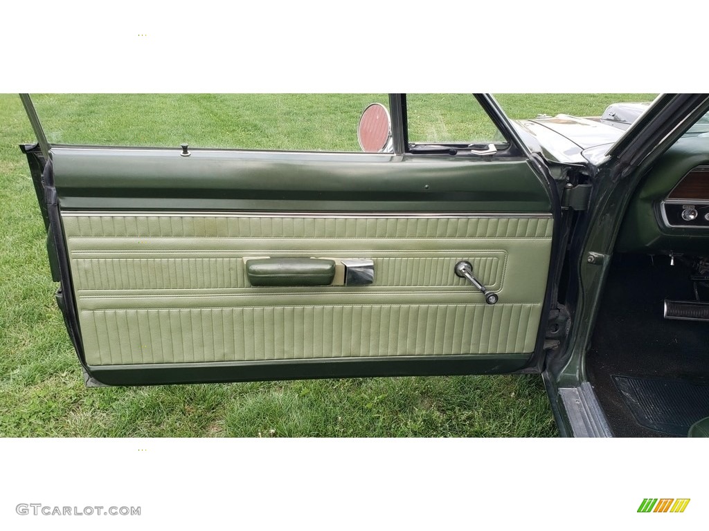 1970 Dodge Dart Swinger Green Door Panel Photo #144940539