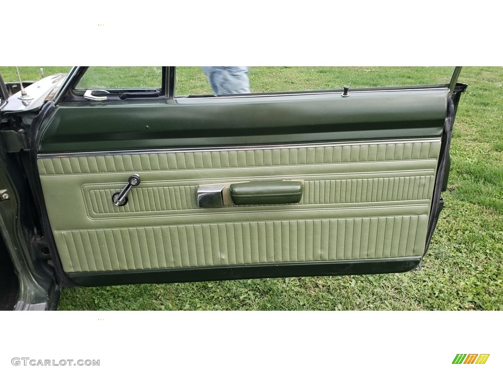 1970 Dodge Dart Swinger Green Door Panel Photo #144940557
