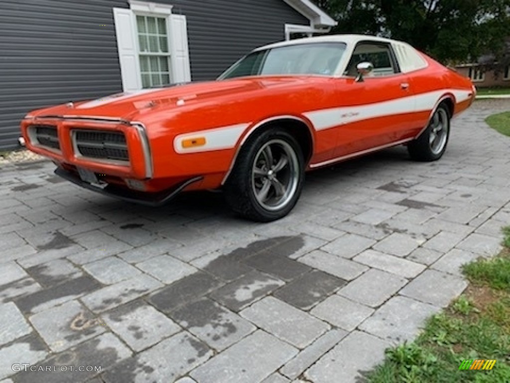 Hemi Orange 1971 Dodge Charger Super Bee Clone Exterior Photo #144940578