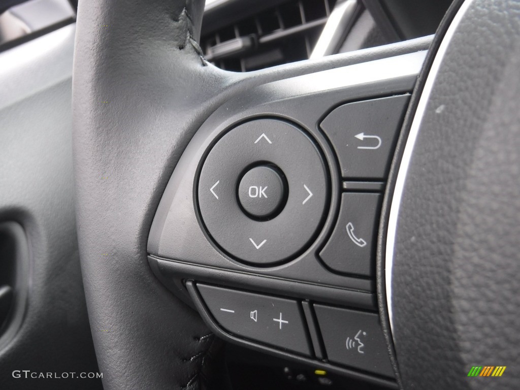2022 Toyota Corolla Cross LE AWD Black Steering Wheel Photo #144941463