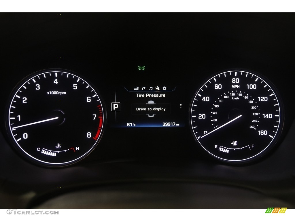 2016 Genesis 3.8 AWD - Parisian Gray / Black photo #8