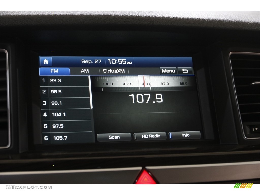 2016 Genesis 3.8 AWD - Parisian Gray / Black photo #11