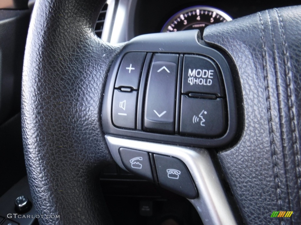 2016 Toyota Highlander LE Ash Steering Wheel Photo #144941619