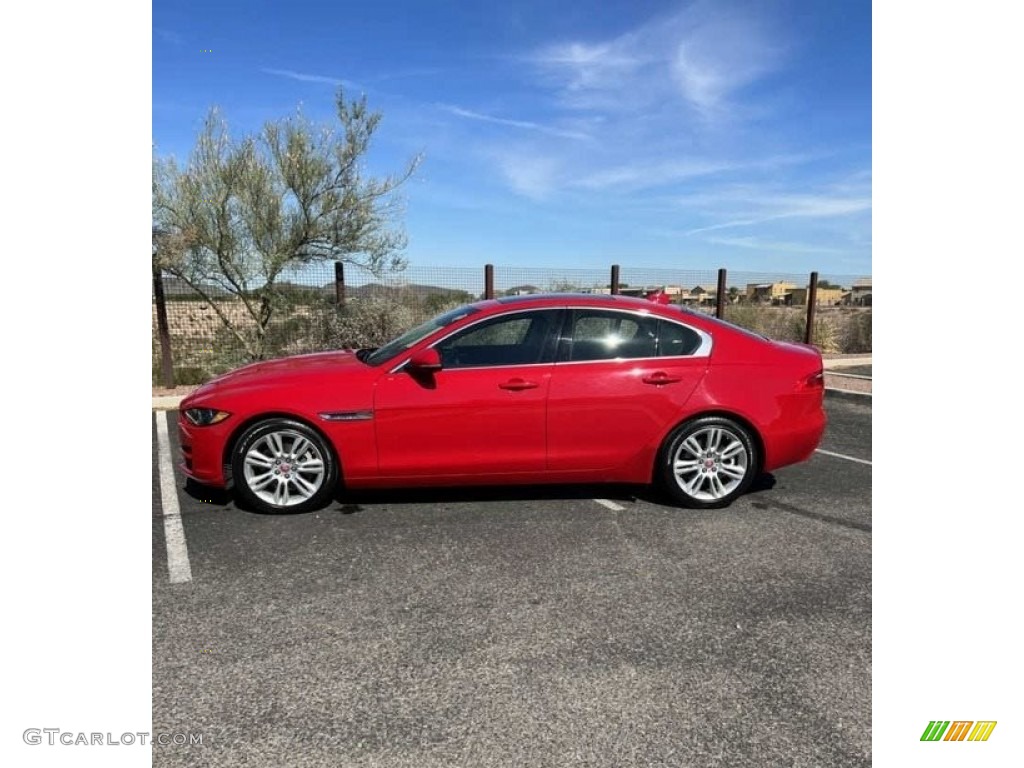 Caldera Red 2019 Jaguar XE Premium Exterior Photo #144942174