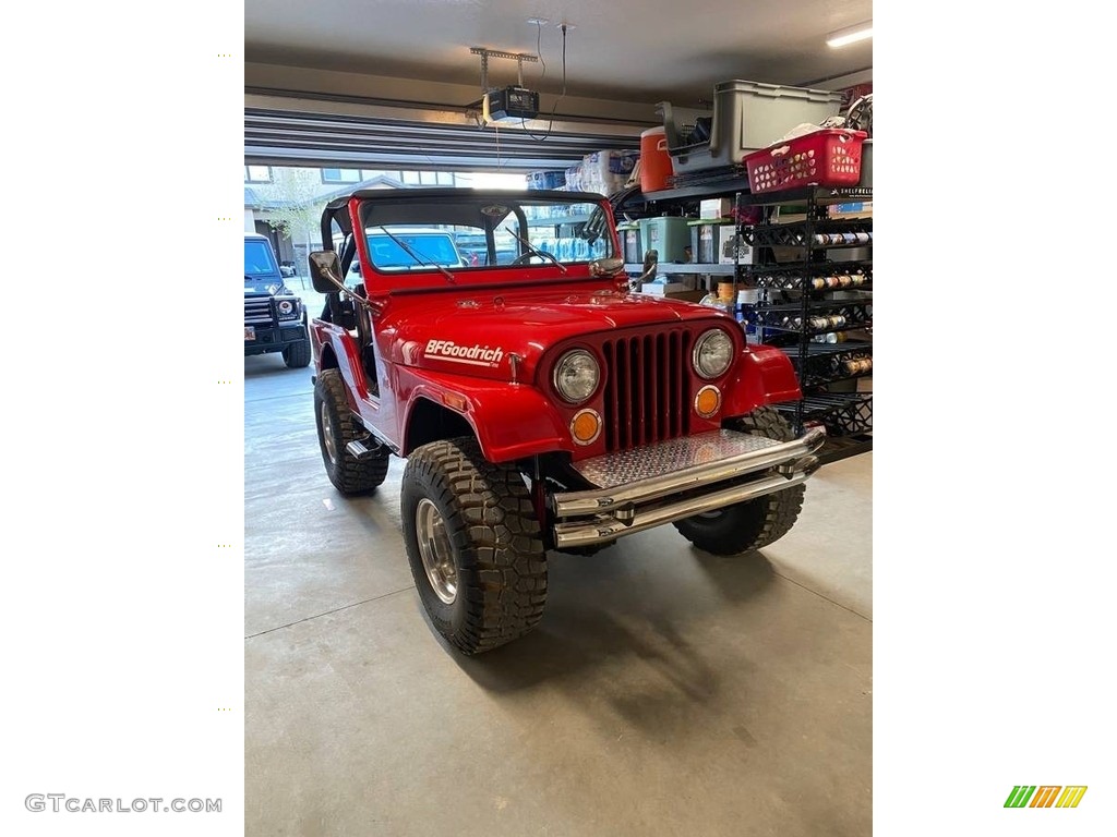 President Red 1971 Jeep CJ5 4x4 Exterior Photo #144942492