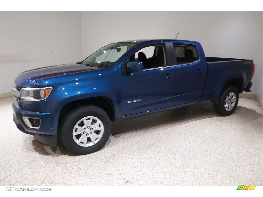 2019 Colorado LT Crew Cab 4x4 - Pacific Blue Metallic / Jet Black photo #3
