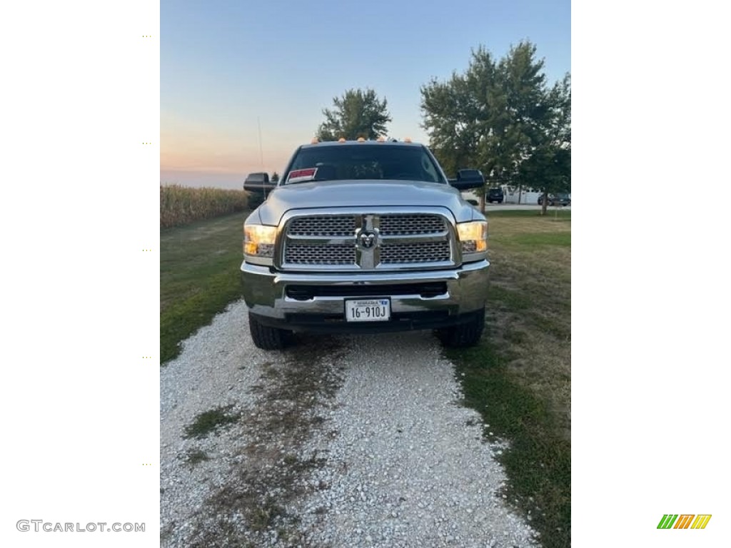 2014 2500 Tradesman Crew Cab 4x4 - Bright Silver Metallic / Black/Diesel Gray photo #2