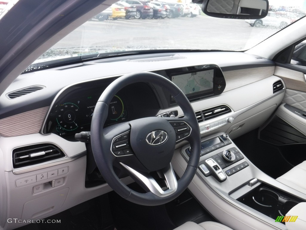 2021 Hyundai Palisade Calligraphy AWD Beige Dashboard Photo #144943272