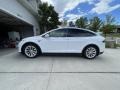 2016 Solid White Tesla Model X 75D  photo #3