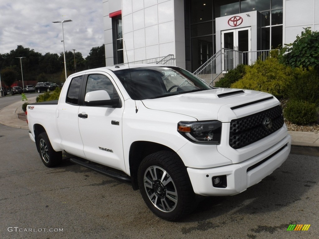 Super White 2019 Toyota Tundra SR5 Double Cab 4x4 Exterior Photo #144943923