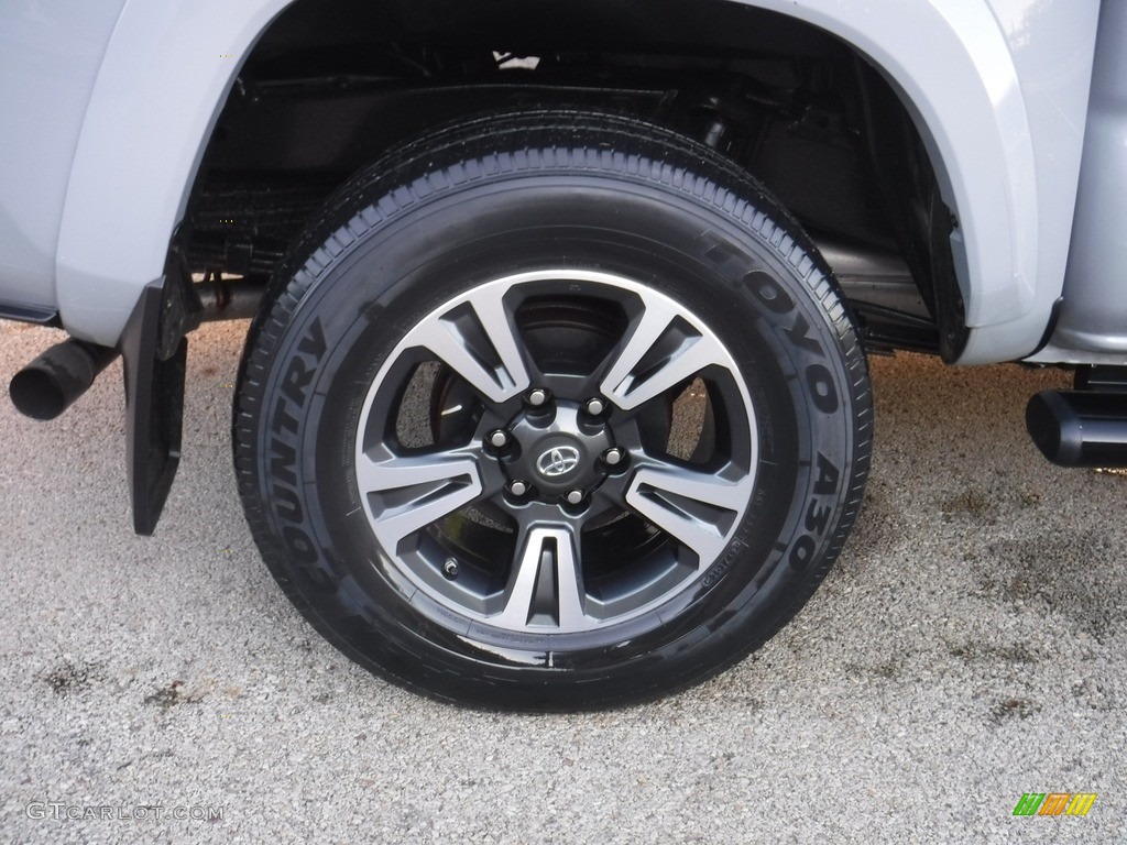 2019 Tacoma TRD Sport Double Cab 4x4 - Cement Gray / Black photo #11