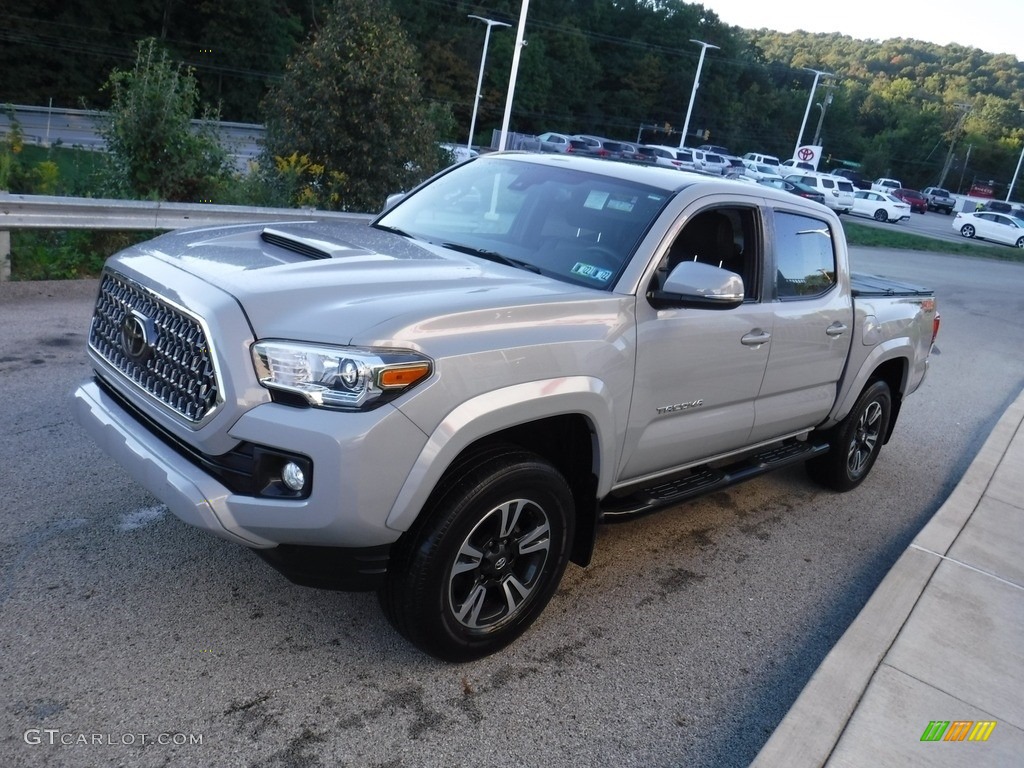 2019 Tacoma TRD Sport Double Cab 4x4 - Cement Gray / Black photo #13