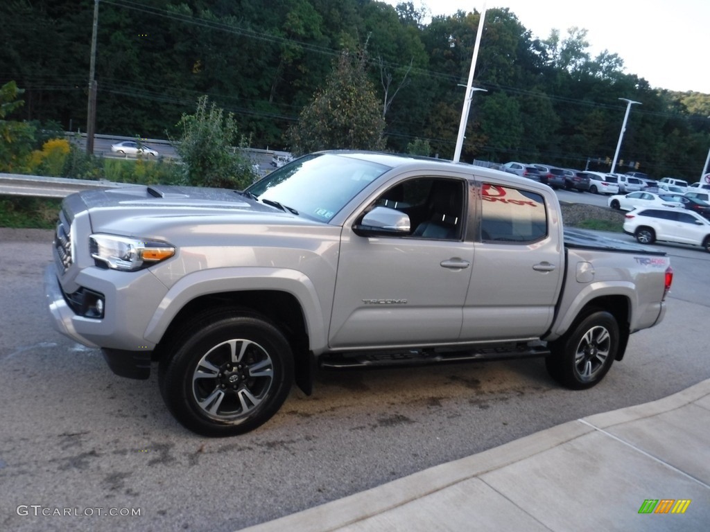 2019 Tacoma TRD Sport Double Cab 4x4 - Cement Gray / Black photo #14