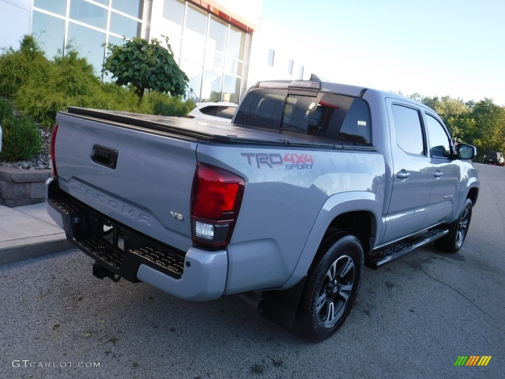 2019 Tacoma TRD Sport Double Cab 4x4 - Cement Gray / Black photo #18