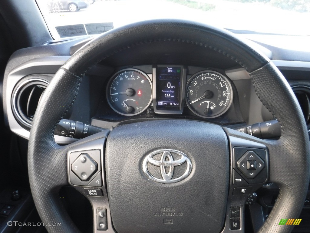 2019 Tacoma TRD Sport Double Cab 4x4 - Cement Gray / Black photo #30