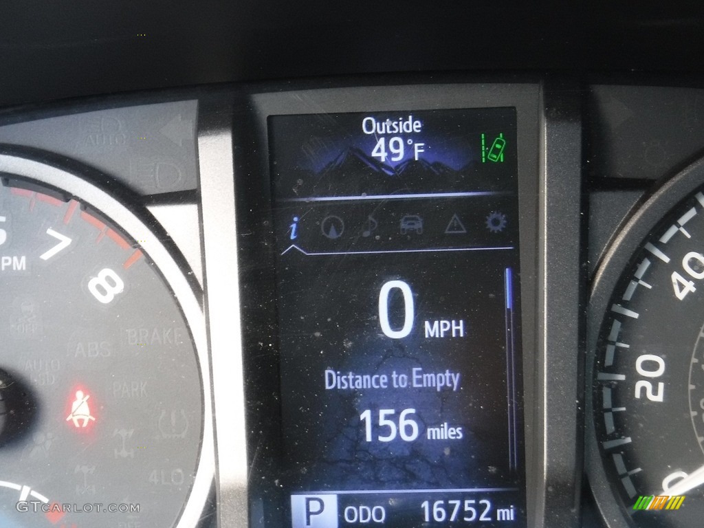2019 Tacoma TRD Sport Double Cab 4x4 - Cement Gray / Black photo #35