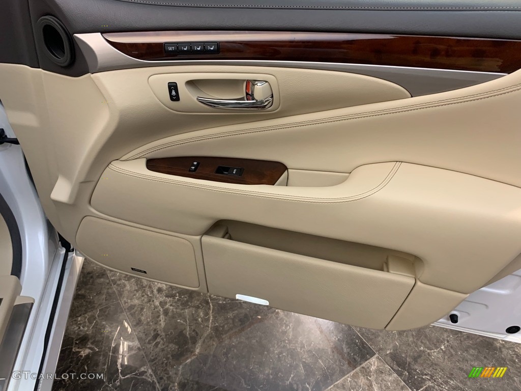 2014 Lexus LS 460 AWD Parchment Door Panel Photo #144944859