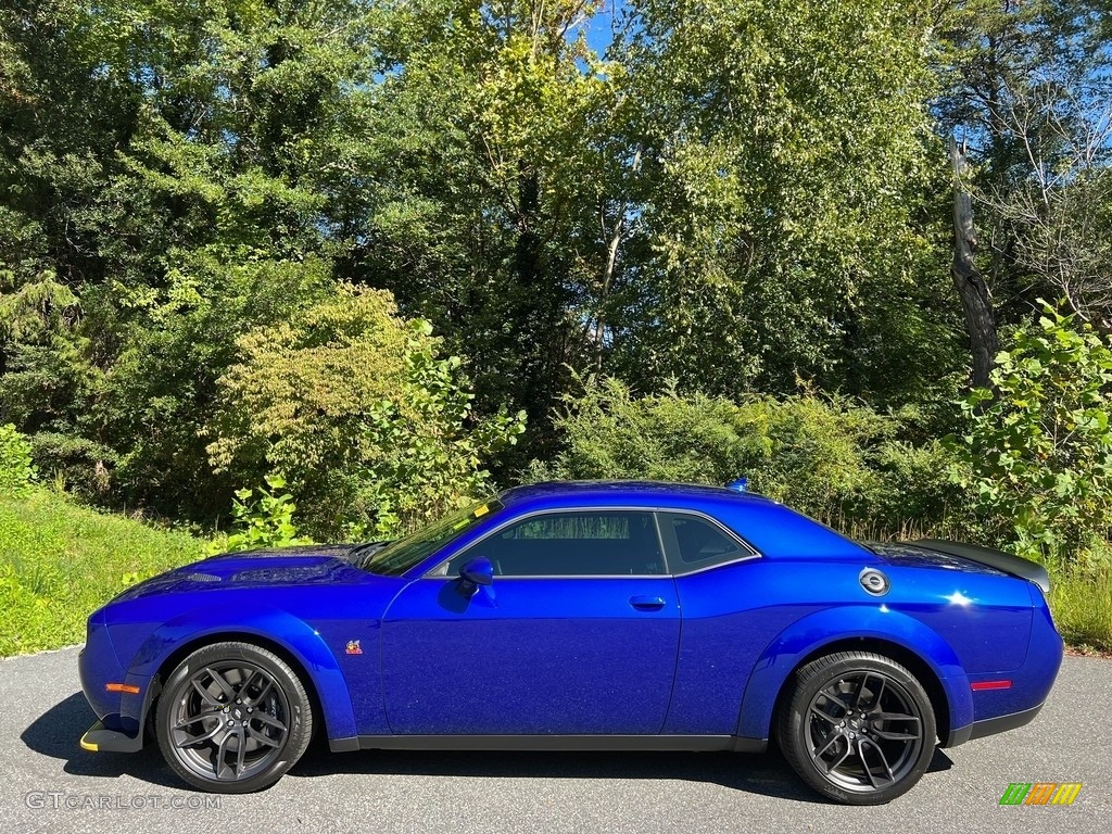 2022 Challenger R/T Scat Pack Widebody - Indigo Blue / Black photo #1