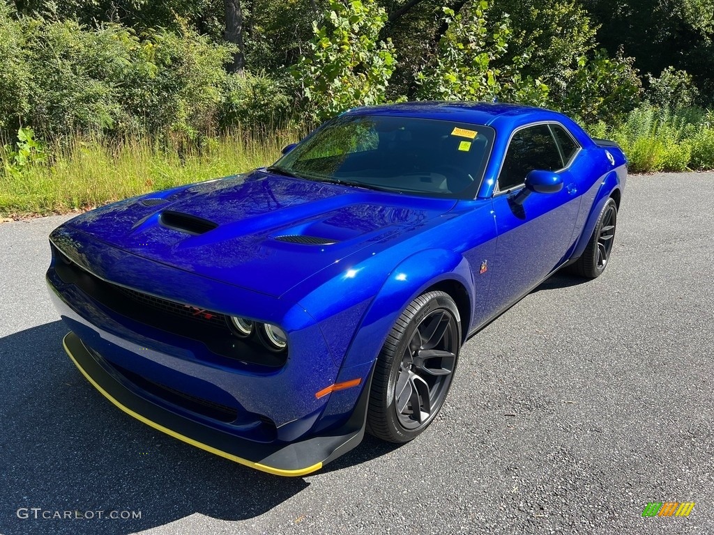 2022 Challenger R/T Scat Pack Widebody - Indigo Blue / Black photo #2