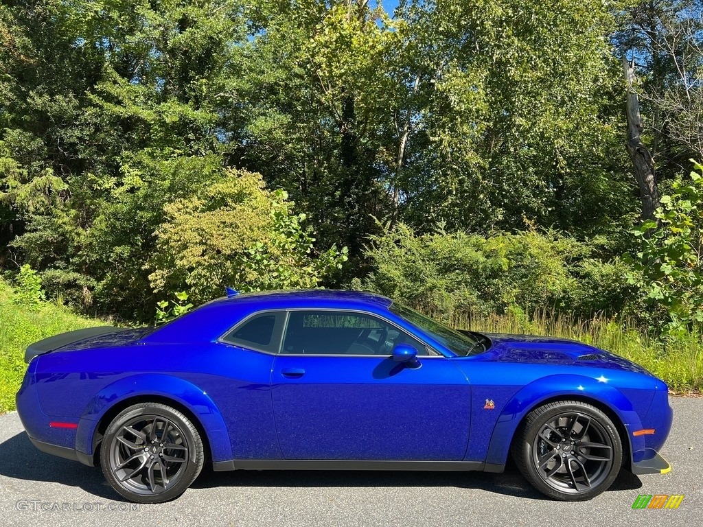2022 Challenger R/T Scat Pack Widebody - Indigo Blue / Black photo #5