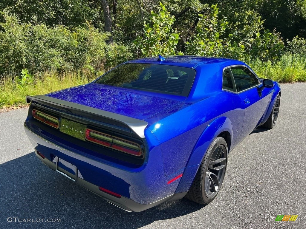 2022 Challenger R/T Scat Pack Widebody - Indigo Blue / Black photo #6