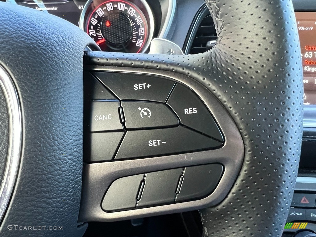 2022 Dodge Challenger R/T Scat Pack Widebody Black Steering Wheel Photo #144945637