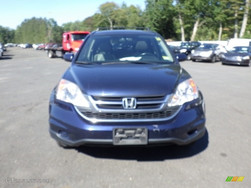 2011 CR-V EX-L 4WD - Glacier Blue Metallic / Gray photo #2