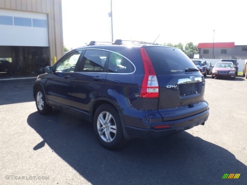 2011 CR-V EX-L 4WD - Glacier Blue Metallic / Gray photo #4