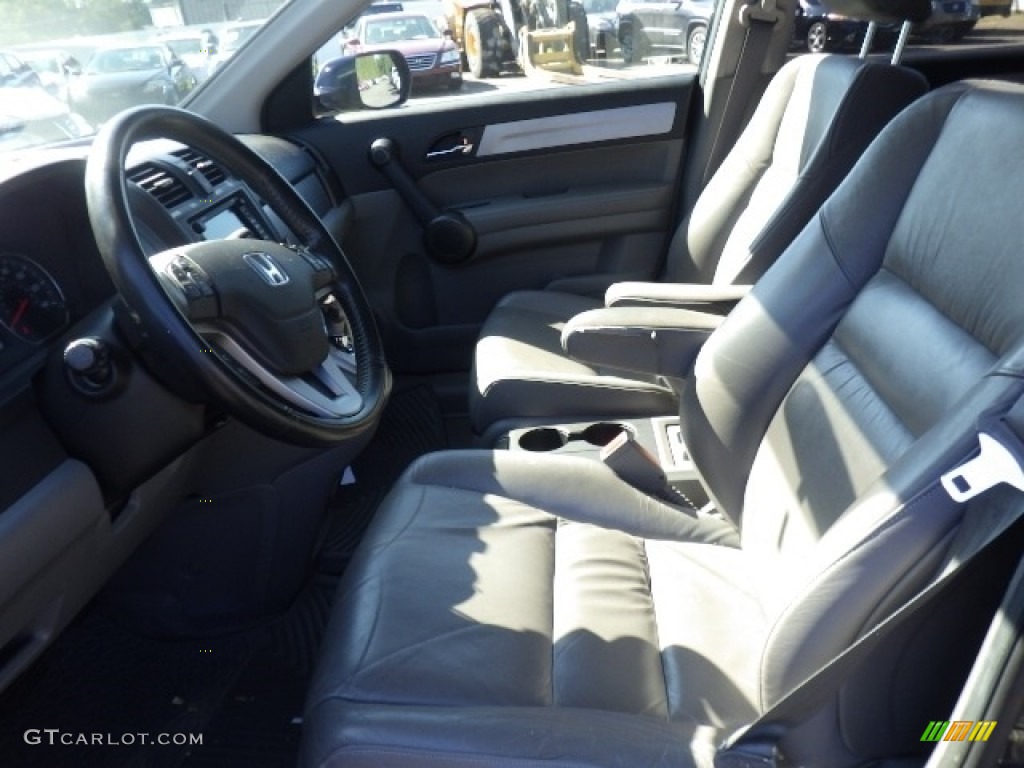 2011 CR-V EX-L 4WD - Glacier Blue Metallic / Gray photo #7
