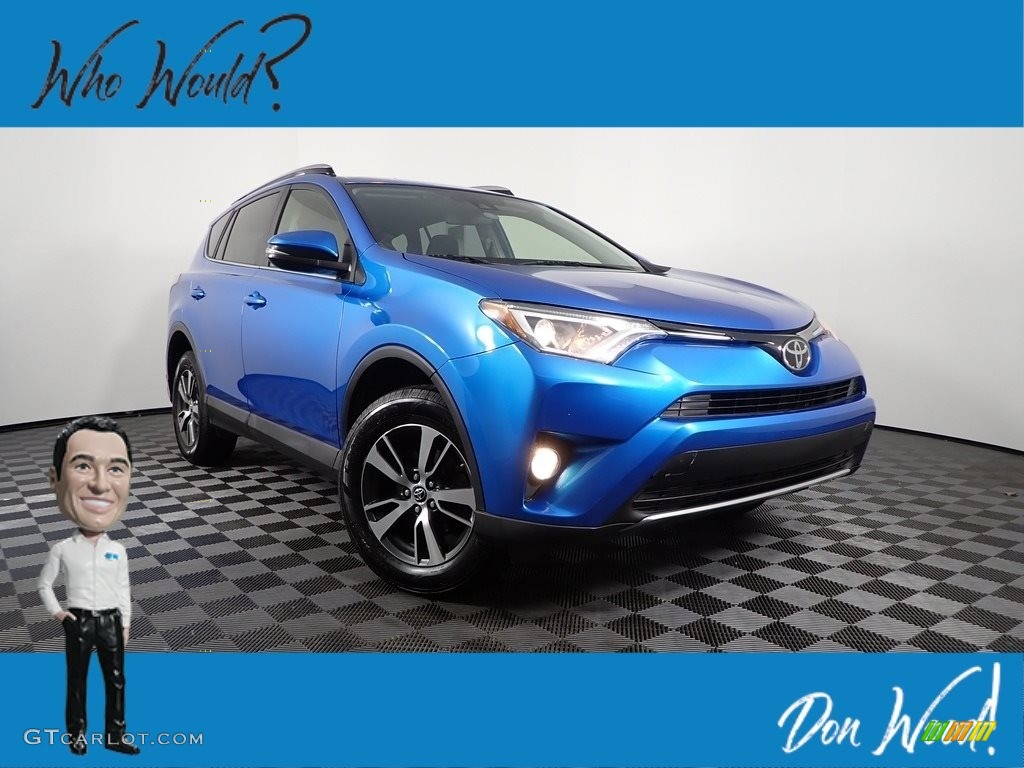 2017 RAV4 XLE - Electric Storm Metallic / Black photo #1