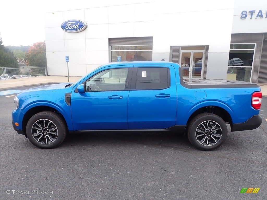 Velocity Blue 2022 Ford Maverick Lariat Hybrid Exterior Photo #144946573