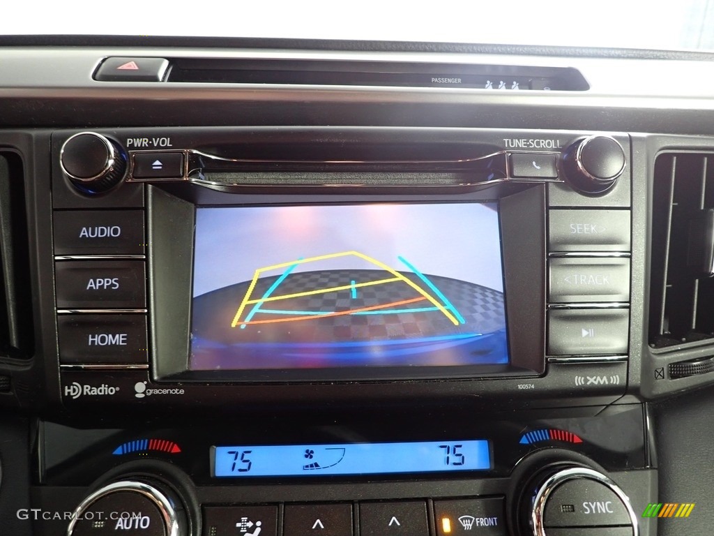 2017 RAV4 XLE - Electric Storm Metallic / Black photo #4
